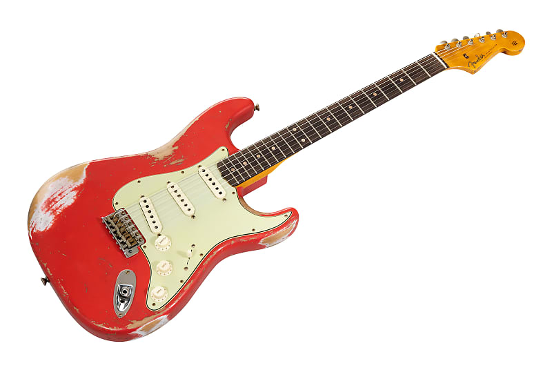 Fender Custom Shop '60 Stratocaster RW - Fiesta Red Heavy Relic image 1