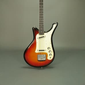 Yamaha SB-5A SB-7A 'Samurai Flying Banana" Bass 1967 Sunburst image 2