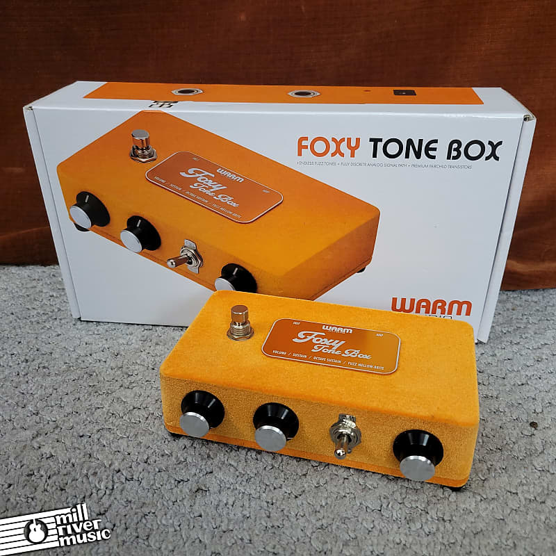 Warm Audio Foxy Tonebox Fuzz Effects Pedal w/ Box Used