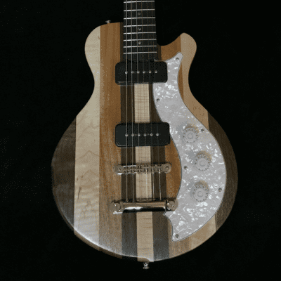 NEW! Wrong Way Customs SCG Rainbow with Flamed Maple, Mahogany, and Walnut Top! image 2