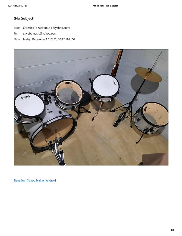 SPL SPL DRUM SET 2018 WHITE Reverb