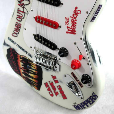 Custom Painted and Upgraded Fender 20th Anniversary Squier Strat Affinity Series  (Aged & Relic'ed) image 3