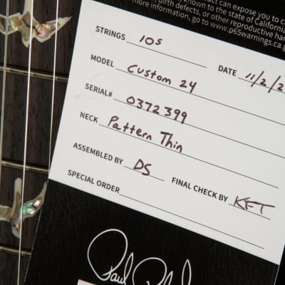PRS Custom 24 - Orange Tiger 2023 image 20