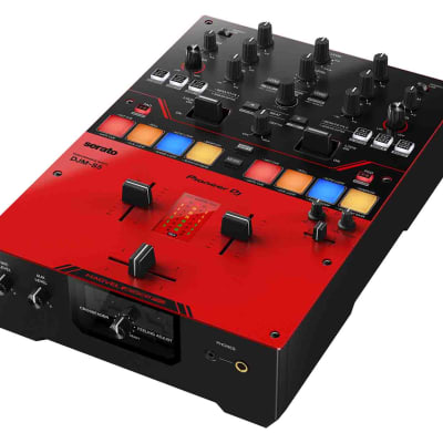Pioneer DJ DJM-S5 Scratch Style 2-Channel DJ Mixer for Serato DJ Pro - Gloss Red image 1