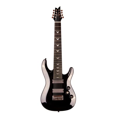 Artist Indominus8 8 String Electric Guitar - Black Chrome + Black Case image 2