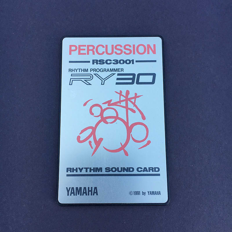 Yamaha RY30 Sound Card RSC3001 Percussion 1991