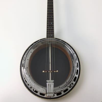 Caraya CBJ009A 5-String Resonator Banjo, Clear Top, Flame Maple w/Tone Ring+  Hard Case for sale