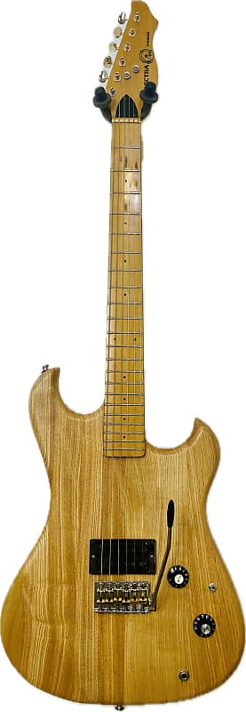 Electra Phoenix X110N Double Cut Ash Body Maple Neck Fretboard Matsumoku Japan 1983 - Natural image 1