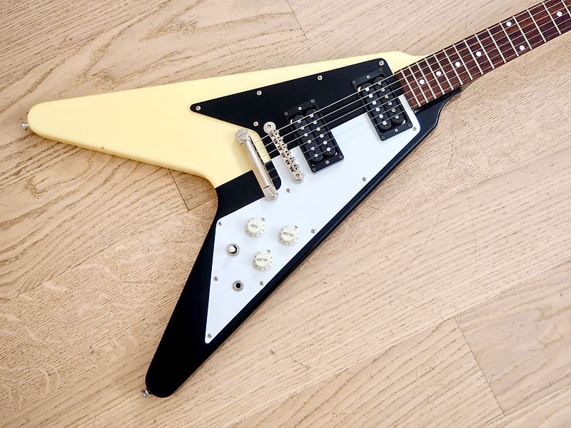 1984 Greco MSV-650 Michael Schenker Flying V Model Electric Guitar Japan  Fujigen