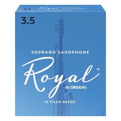 Rico Royal Soprano Saxophone 10-Pack 3.5 Strength image 2