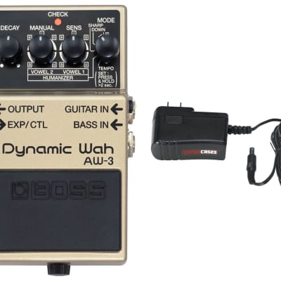 Boss AW-3 Dynamic Wah + Gator 9V Power Supply Combo for sale