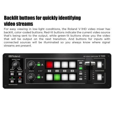 Roland V-1HD 4-channel HD Video Switcher image 3