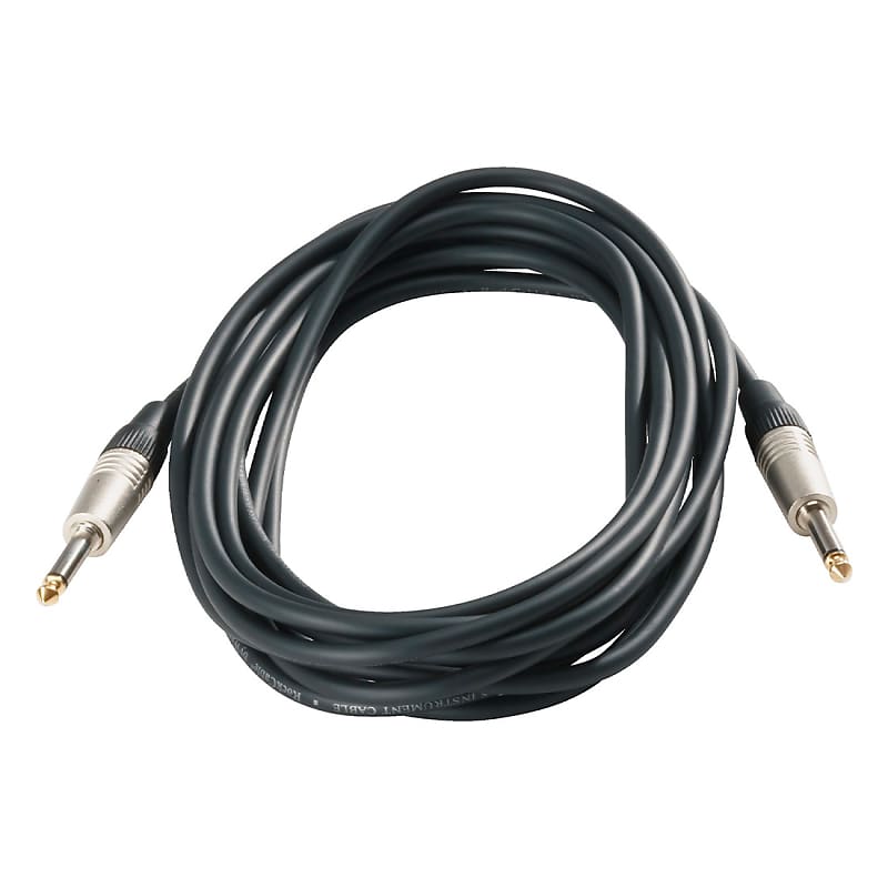 RockCable Instrument Cable – Straight, 6 m | Reverb
