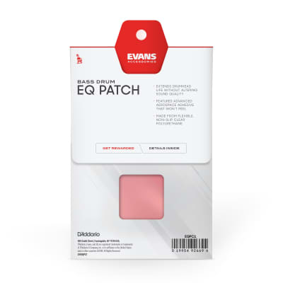 Evans EQ Patch EQPC1 BassDrum Patch, for Single Pedal - Accessory for Drumhead Bild 3
