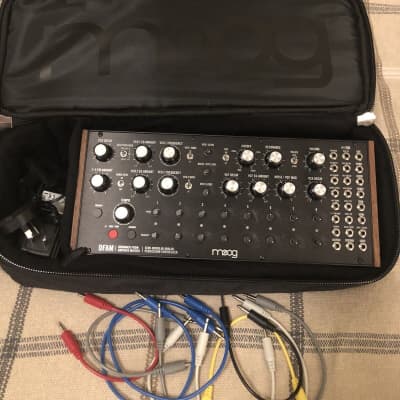 MOOG DFAM Drummer From Another Mother Modular Synthesizer W/ Case Black/Wood image 2