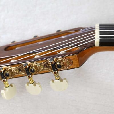 Milagro MPS7 Spruce/Rosewood 7-String Classical Harp Guitar w/All-Solid Woods, Custom Case!! image 9