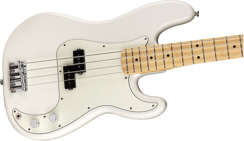 Fender Player Precision Bass Polar White image 1