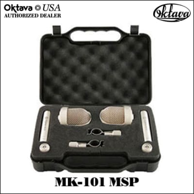 Oktava - MK-101 MSP2 - Large Diaphragm Side Address Mic Kit - 2024 - Silver - Brand New image 1