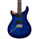 PRS Paul Reed Smith SE Custom 24 Electric Guitar, Left-Handed (with Gig Bag), Faded Blue Burst