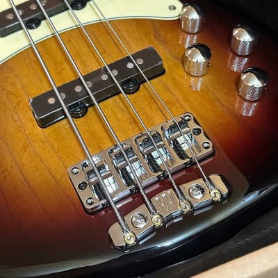 Warwick German Pro Series Streamer CV4 Vintage Sunburst 4 String Electric Bass Guitar w/ Gig Bag image 6
