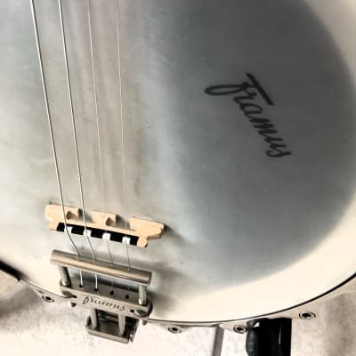Framus tenor banjo, late Dixi model, vintage 1965 - brown/silver image 6