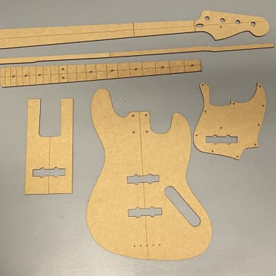 Precision Bass standard template set — Guitar Building Templates