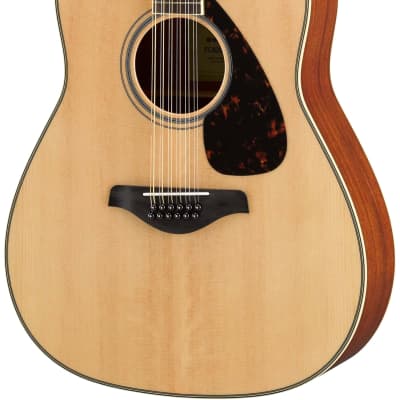 Yamaha FG820-12 Folk Acoustic 12-String Guitar Natural | Reverb