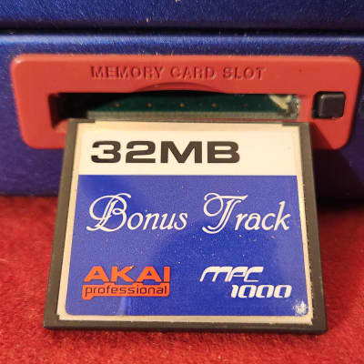 Akai MPC1000 Music Production Center Blue w/ 32MB Memory Card image 8