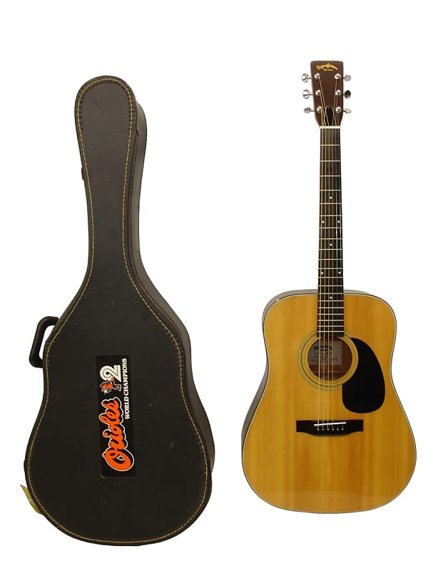 Vintage Sigma by Martin DM3 Dreadnought Acoustic Guitar, Natural