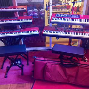 Nord Stage 3 & Lead 4 Package (Quik Lok Double Tier Stand, Behringer 4 Ch Keyboard Amp image 2