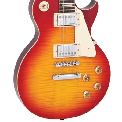 Vintage Reissued Series V100CS Electric Guitar, Cherry Sunburst image 1