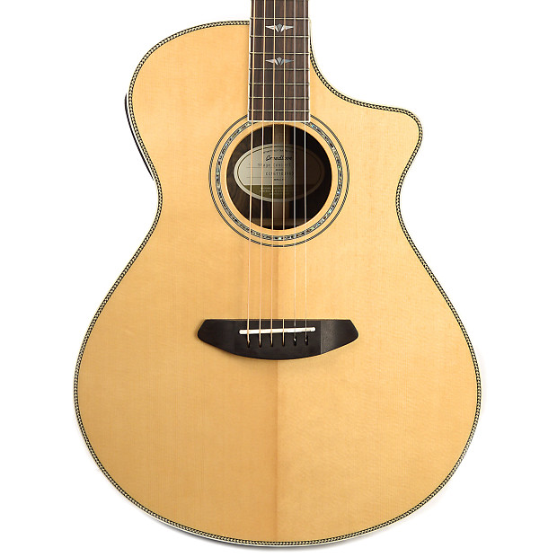 Breedlove Stage Exotic Concert CE Sitka Spruce/Ziricote Cutaway w/ Electronics Natural image 1