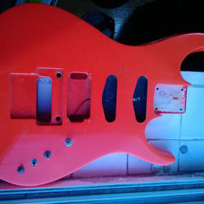 1988 Ibanez 540P FA (Five Alarm Red) PROJECT GUITAR (Body and Neck) JS Satriani image 20