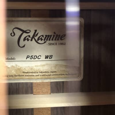 Takamine JP5DC Pro Series Acoustic Electric with Gig Case, Whiskey Brown - Made in Japan image 17