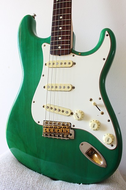 Transparent fender best sale stratocaster
