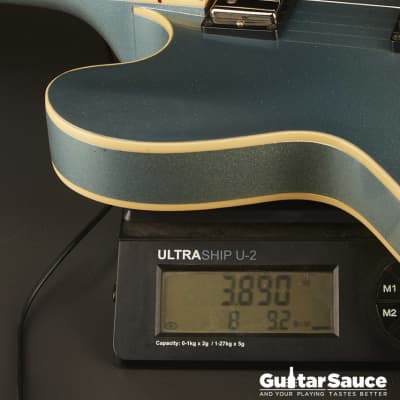 Gibson  Gibson Custom Shop ES 335 Light Blue Sparkle Metallic Used 2008 (Cod. 1432UG) image 17