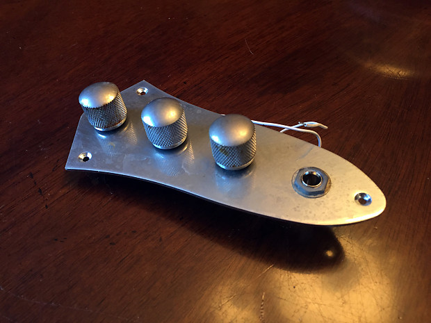 NEW Aged Relic Pre Wired Jazz Bass Control Plate w Dome Knobs Custom Upgrades Available