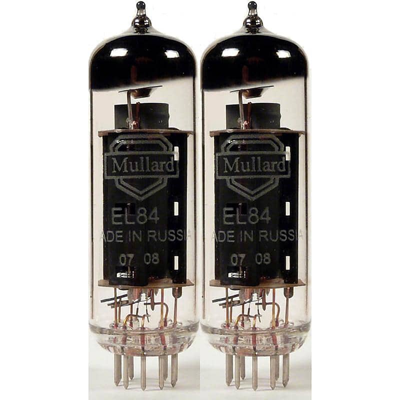 MULLARD EL84 TUBES MATCHED QUAD NOS NIB Great Britain CV2975