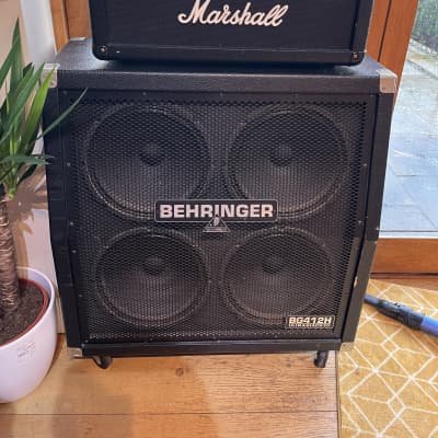 Behringer BG412H and Marshall head with cables for sale