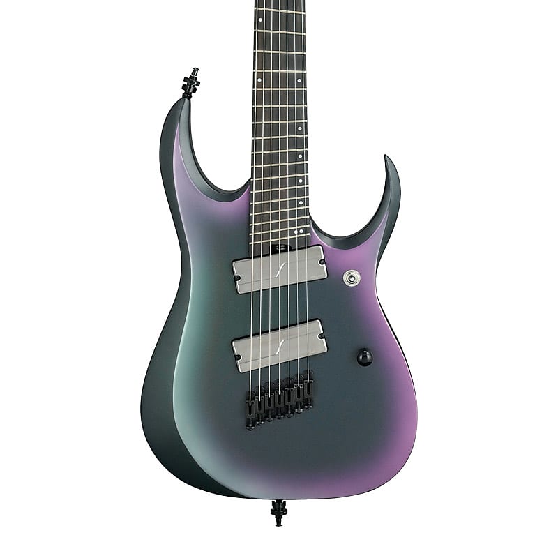 Ibanez RGD71ALMS-BAM 7 String Electric Guitar, Black Aurora Burst Matte image 1