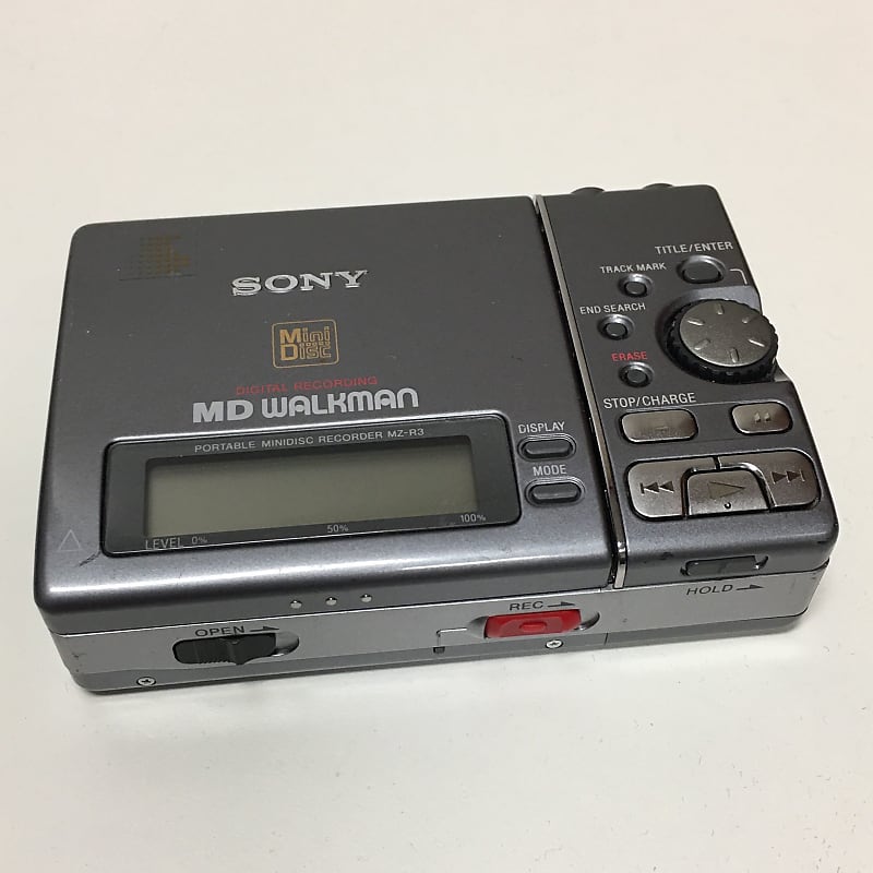 SONY MZ-R3 Silver Gray Mini-Disc Recorder/Player | Reverb