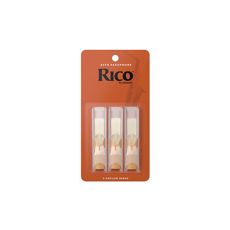 D'Addario - RJA0315 - Rico Alto Saxophone Reeds (3 Pack) - Strength 1.5 image 1