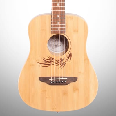 Luna Safari Bamboo Travel Acoustic Guitar (with Gig Bag) for sale