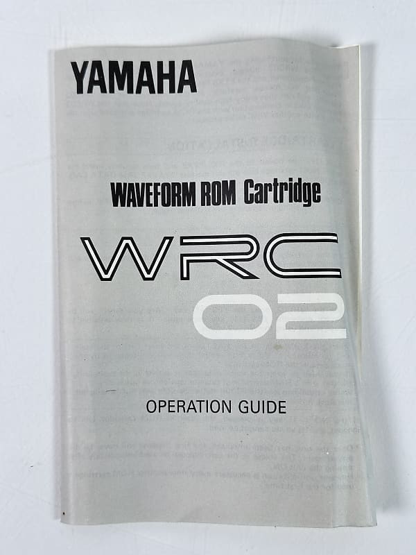 Yamaha RX5 PTX8 ROM WRC02 Jazz Fusion Waveform Data Yamaha RX5 PTX8 ROM WRC02 Jazz Fusion Waveform Data