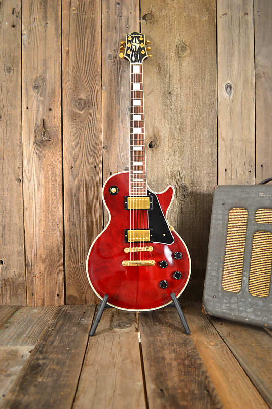 Epiphone Elitist Les Paul Custom Elite Japan 2004 Wine Red | Reverb