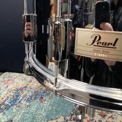 Pearl New Out of Box, 14x6.5" Steel Shell Snare Drum (#1) - Chrome image 5
