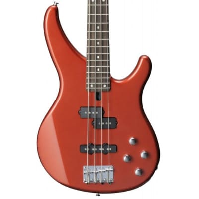 Yamaha TRBX204 Active Bass Guitar - Bright Red Metallic image 1