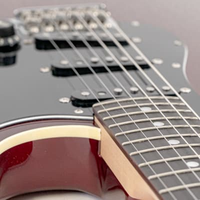 2015 MIJ Fender Aerodyne Stratocaster AST Candy Apple Red w/ Matching Headstock, Tremolo Arm, Gigbag image 4
