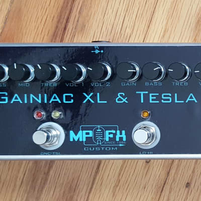 Gainiac Plus XL and Tesla Fuzzy Dist 2in1 pedal by MP Custom FX image 1