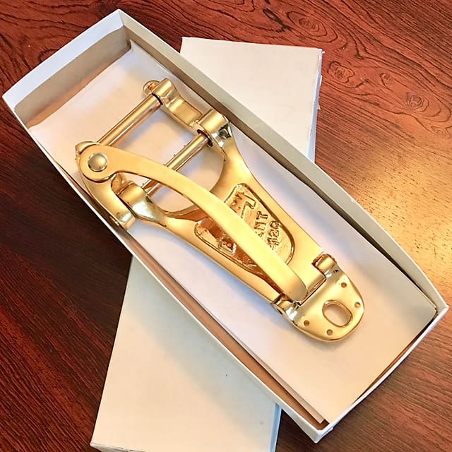 Bigsby B7-L left handed vibrato tailpiece Gold original